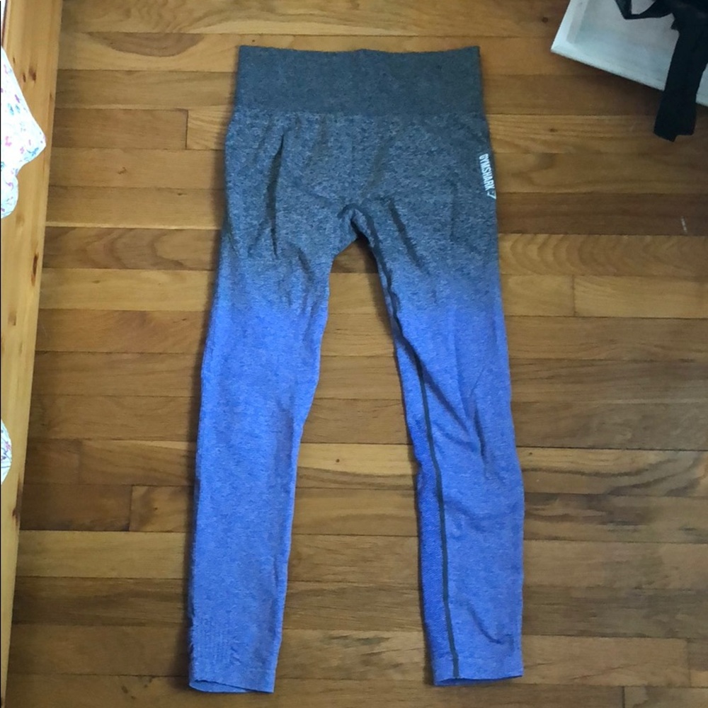 Gymshark Ombré High Waisted Leggings Indigo/Black